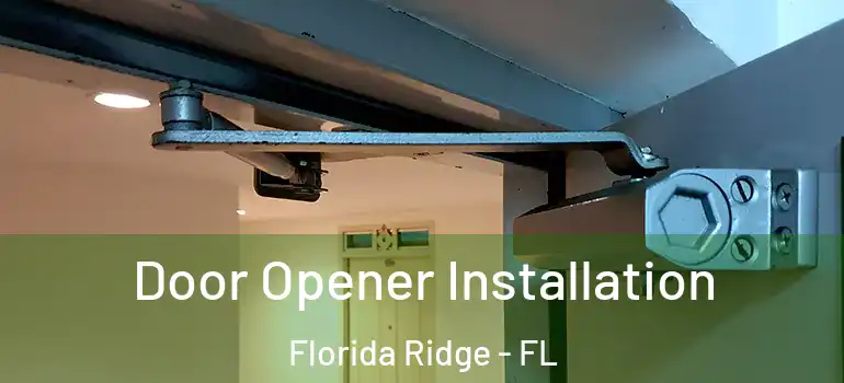 Door Opener Installation Florida Ridge - FL