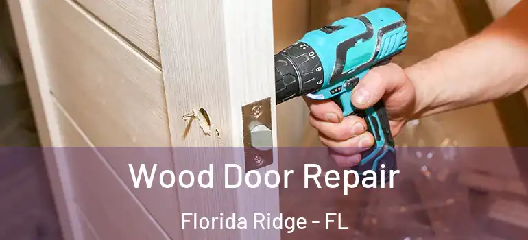  Wood Door Repair Florida Ridge - FL